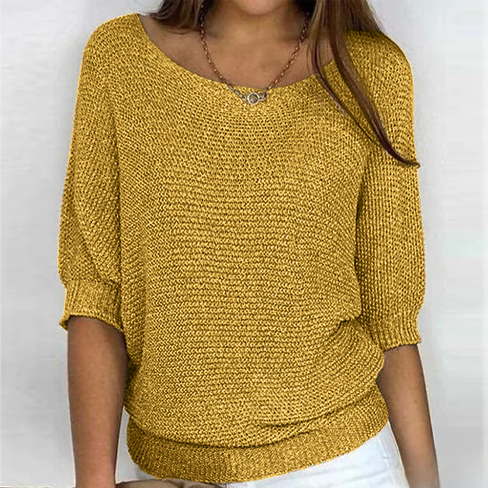 Glänzendes Strickoberteil für Damen - Image 7