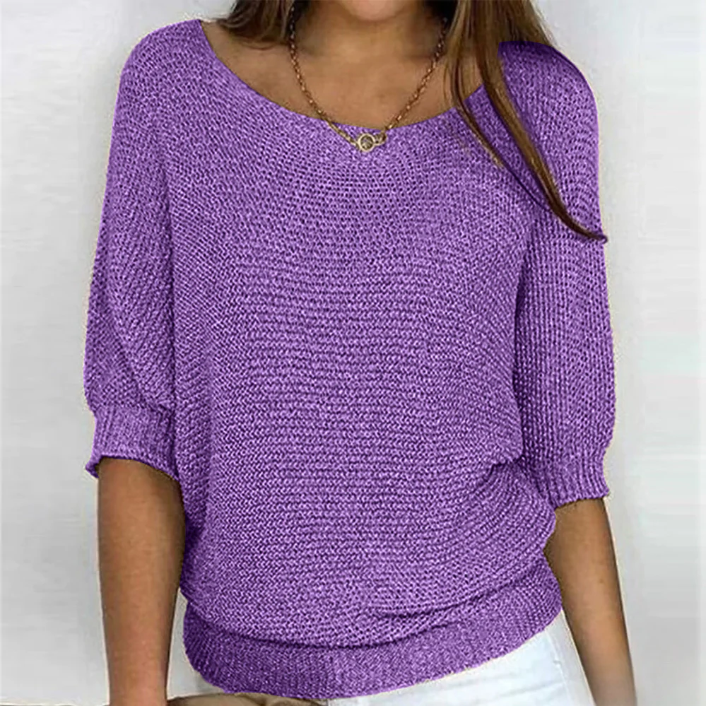 Glänzendes Strickoberteil für Damen - Image 8