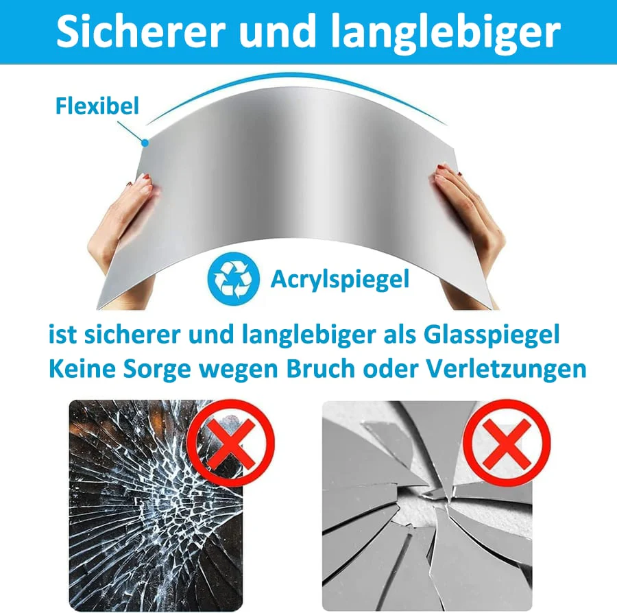 GlanzSicher™ Unzerbrechliche Spiegel-Lösung - Image 13