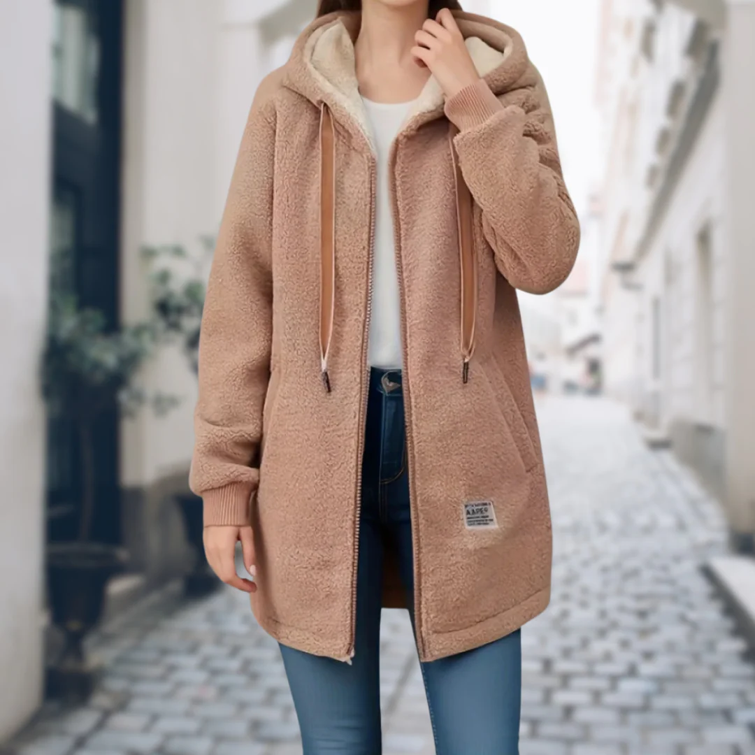 Glenda | Fleecejacke mit Kapuze - Image 3