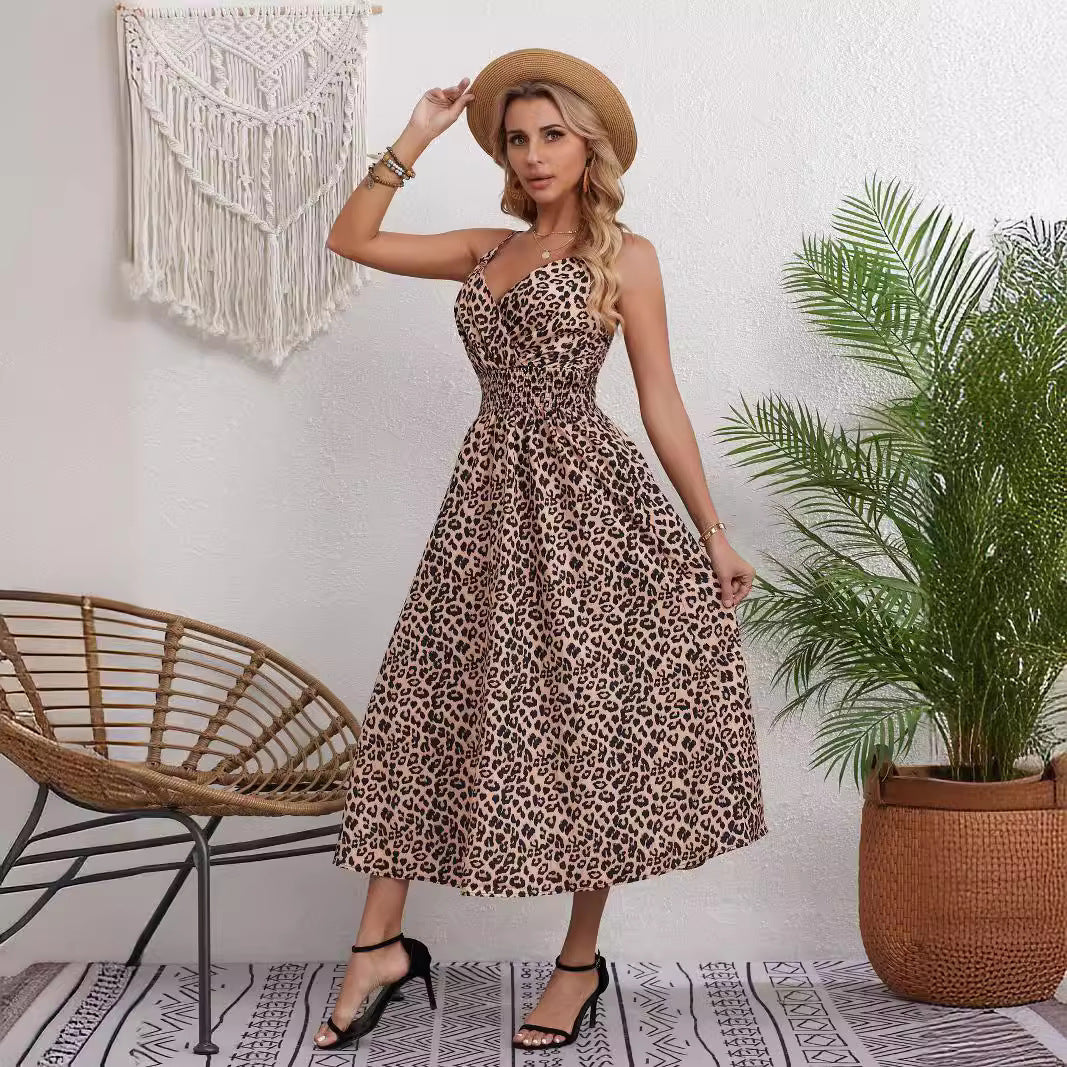 Gloria |  Großes Swing-Kleid mit Leopardenmuster - Image 5