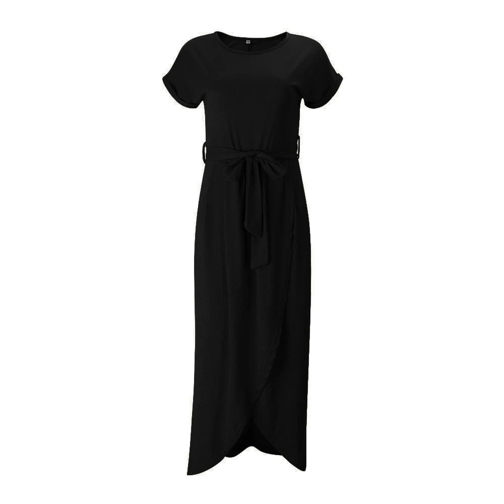 Gloria- Maxi Kleid mit Schlitz - Image 4