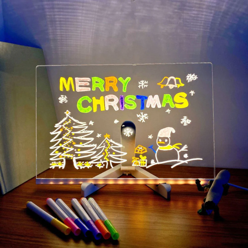 GlowCraft | LED-Zeichentafel für Kinder – kreativer Spaß in den Ferien und lehrreiche Unterhaltung - Image 3