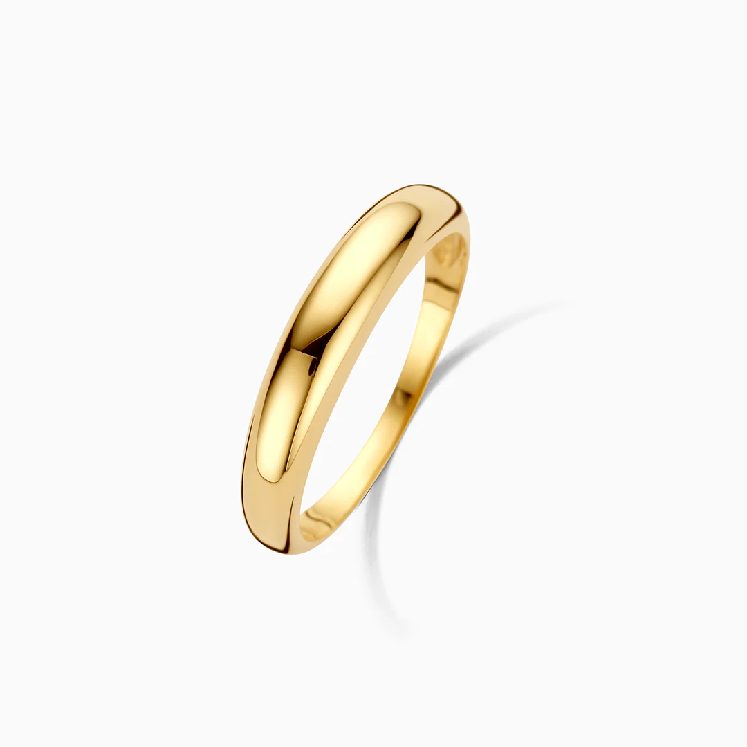 Gold Midi Dome Ring - Image 7