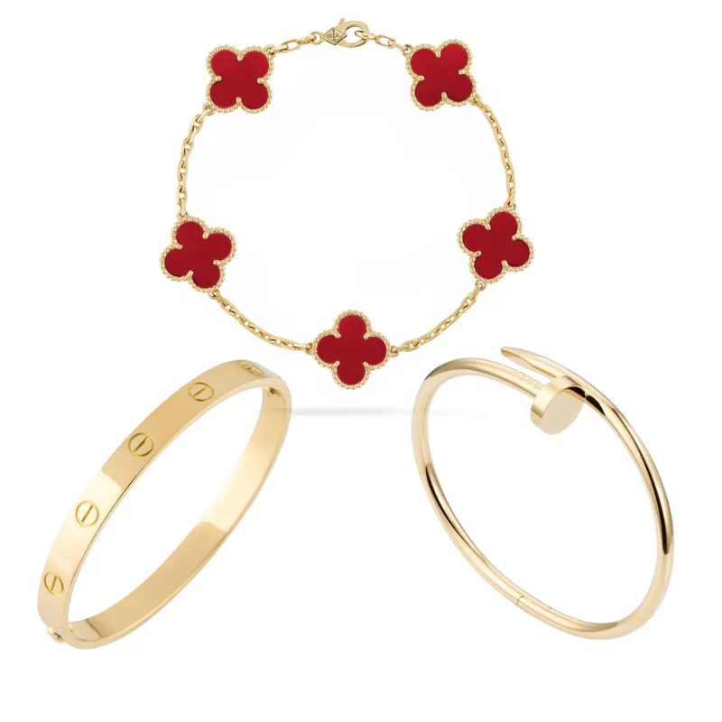GOLD ROT | STAPELBARE ARMBAND SET - Image 7