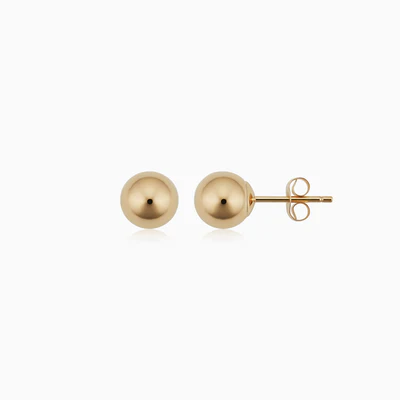 Goldene Ball-Ohrringe - Image 3