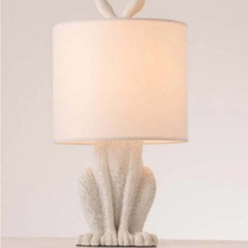 Goldene Kaninchen Tischlampe – Originelle Designer-Leuchte mit Schirm - Image 10