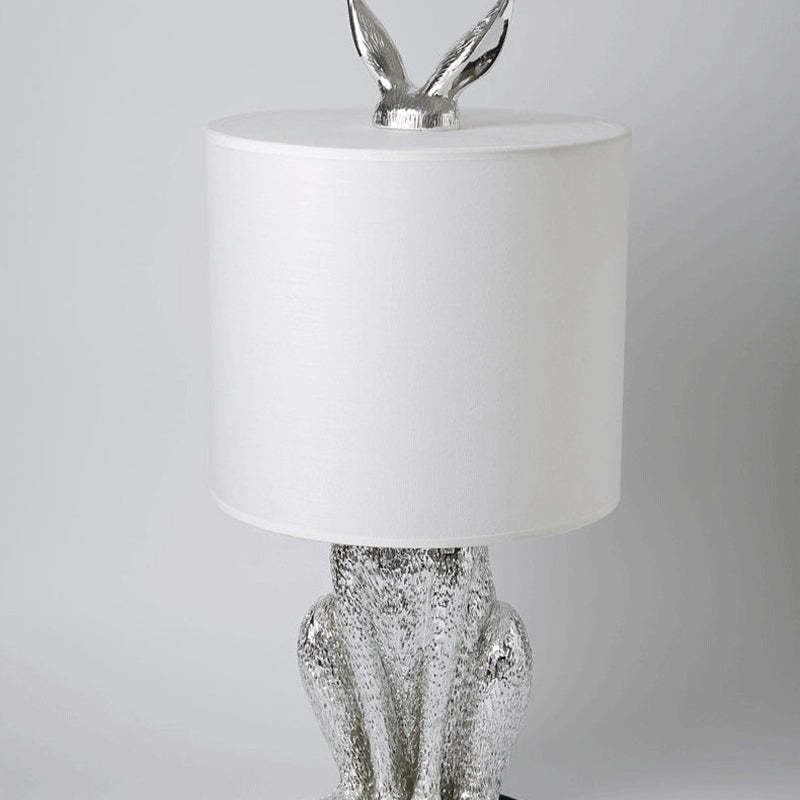 Goldene Kaninchen Tischlampe – Originelle Designer-Leuchte mit Schirm - Image 18