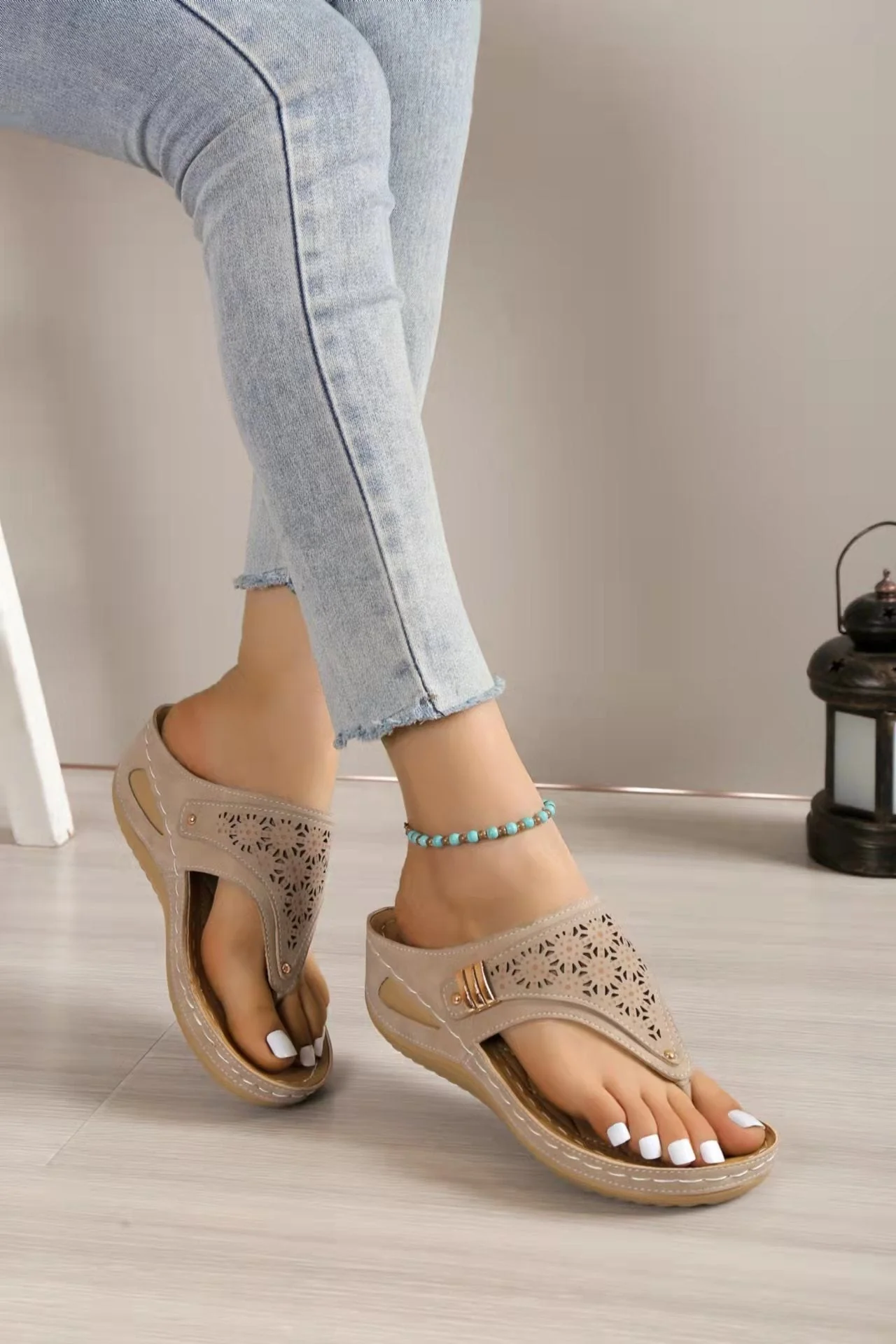 Goldie | Sommer-Sandale Roman Chic - Image 2