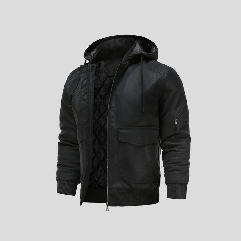 Gottlieb® | Kapuzenlederjacke - Image 3