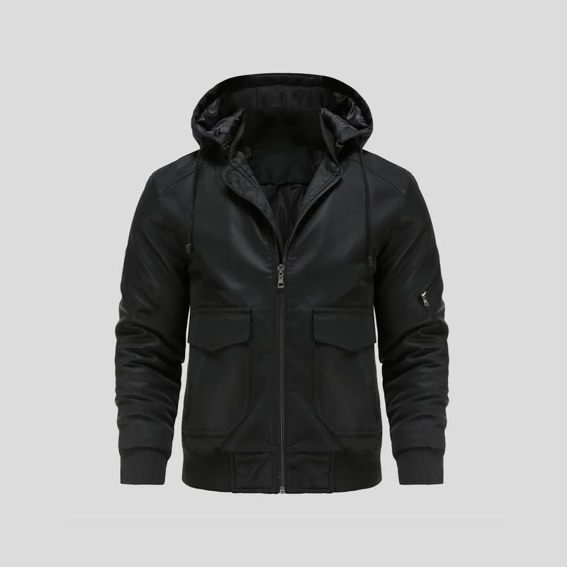 Gottlieb® | Kapuzenlederjacke - Image 5