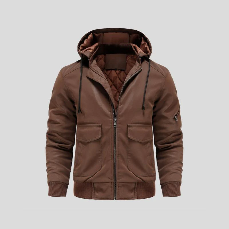 Gottlieb® | Kapuzenlederjacke - Image 6
