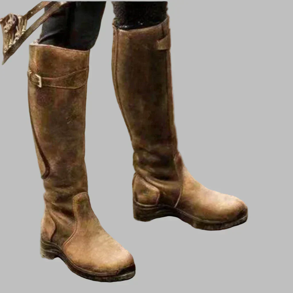 Grace – Klassische Kniehohe Damen Lederstiefel - Image 5