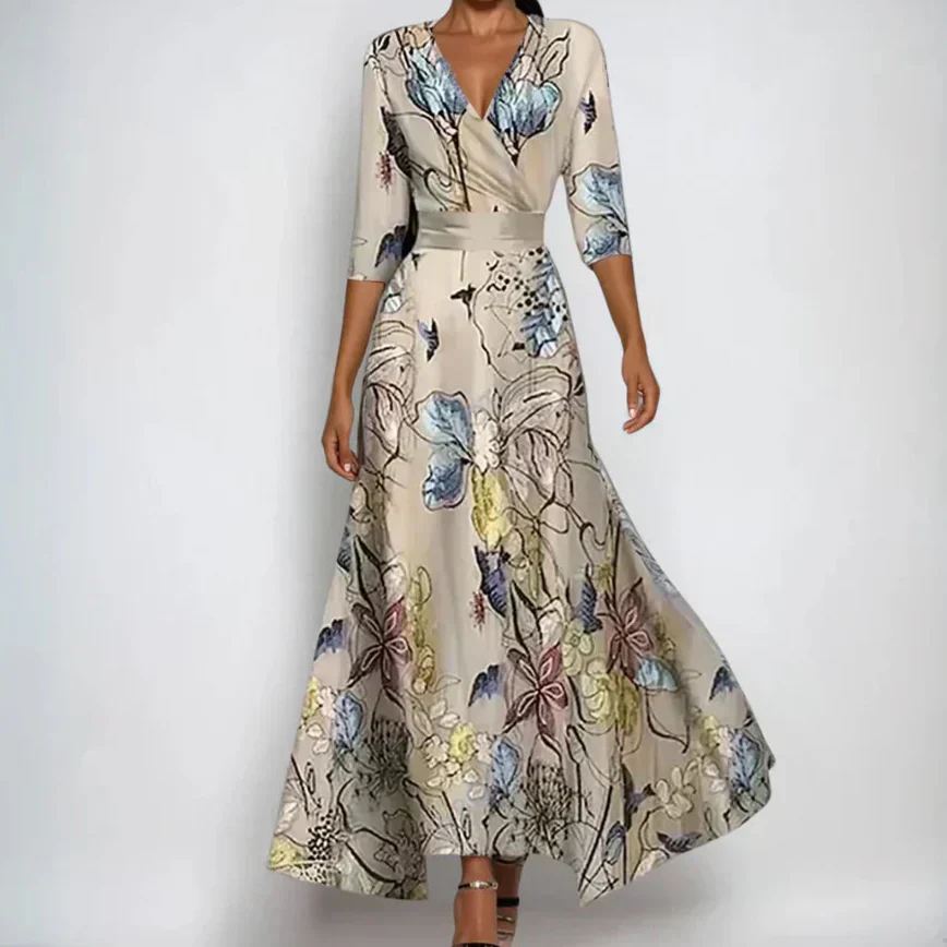 Grace - Weiches, florales Wickelkleid - Image 2