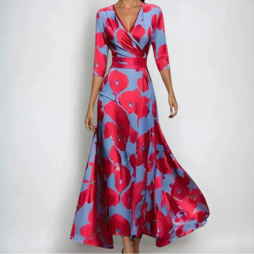 Grace - Weiches, florales Wickelkleid - Image 3