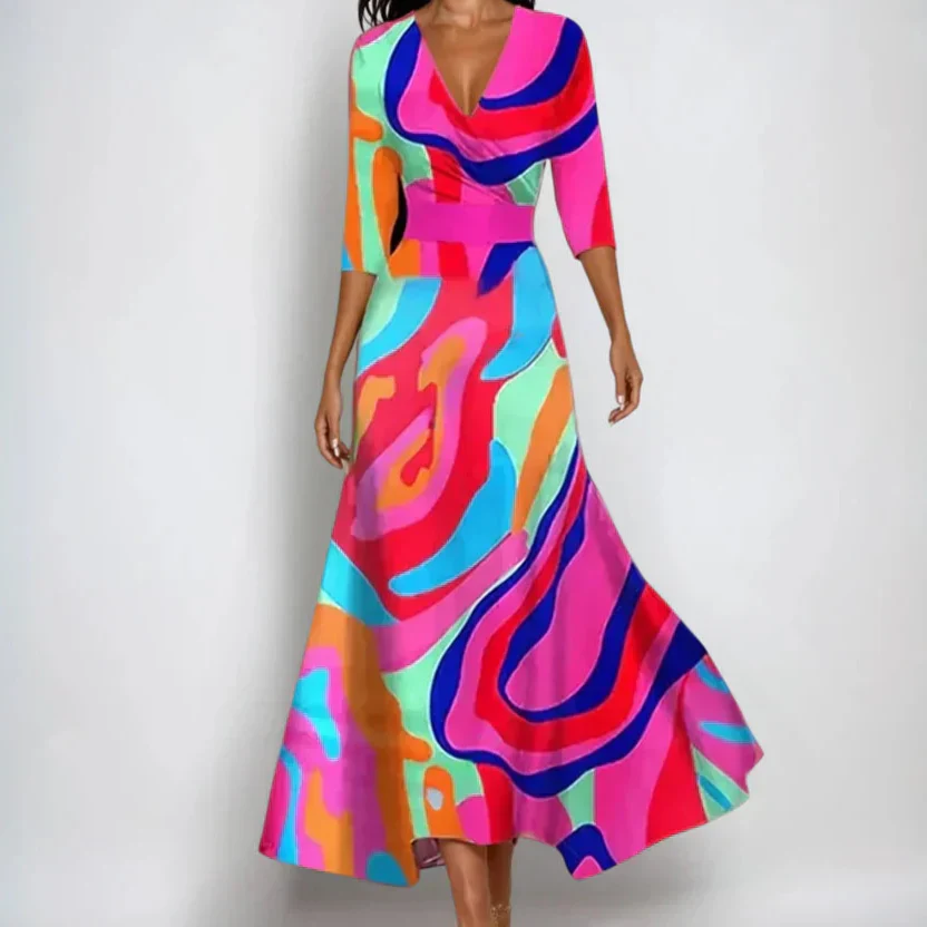 Grace - Weiches, florales Wickelkleid - Image 4