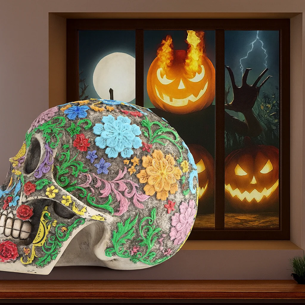 GraveEcho | Halloween Totenkopf-Deko für Zuhause - Image 3