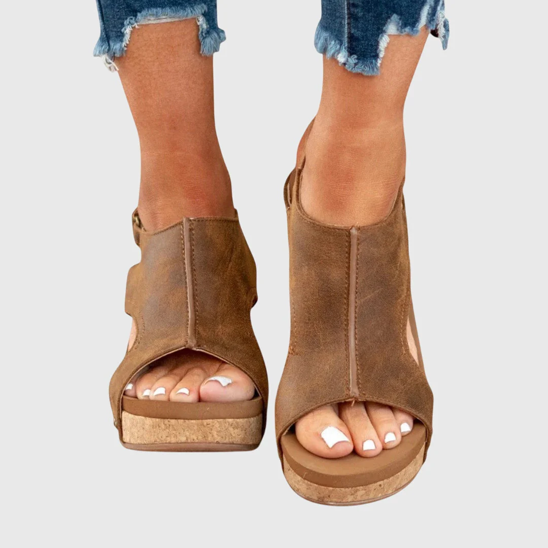 Greta | Damen Orthopädische Plattform Sandalen - Image 13