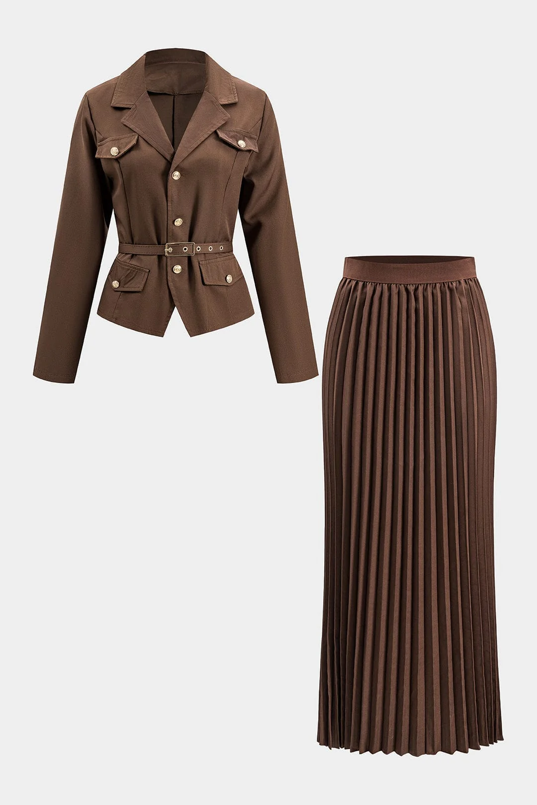Greta | Elegantes Blazer-Set mit Plisseerock - Image 8