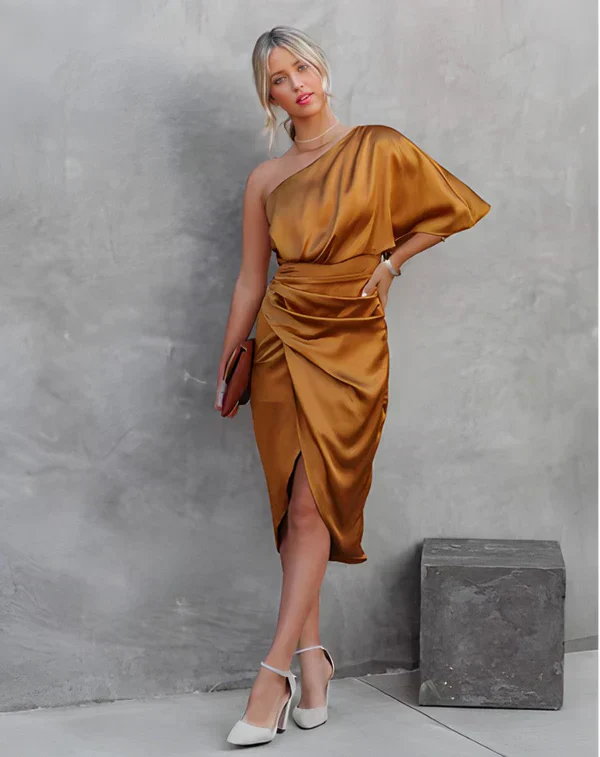 Greta- Trendige Seidenfestkleid - Image 2