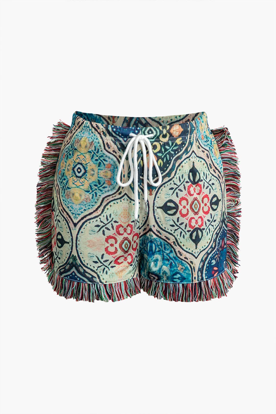 Greta | Verspieltes Zweiteiler-Set mit Boho-Print & Fransen - Image 2