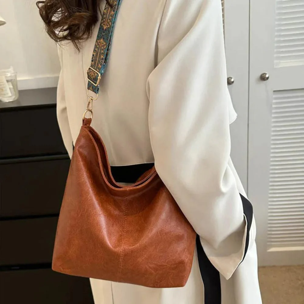 Greta - Vintage Leder-Schultertasche - Image 6
