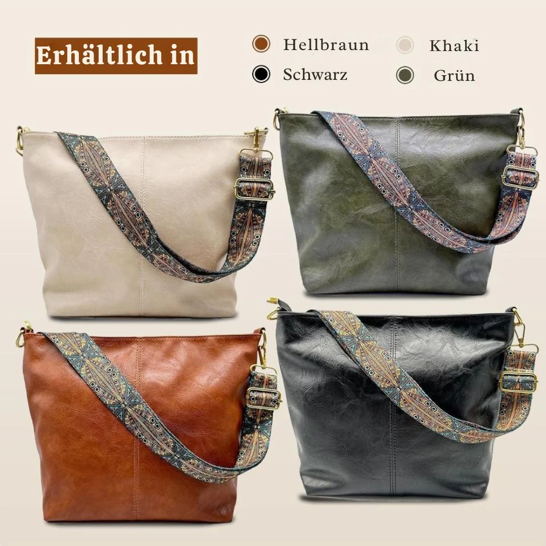 Greta - Vintage Leder-Schultertasche - Image 7