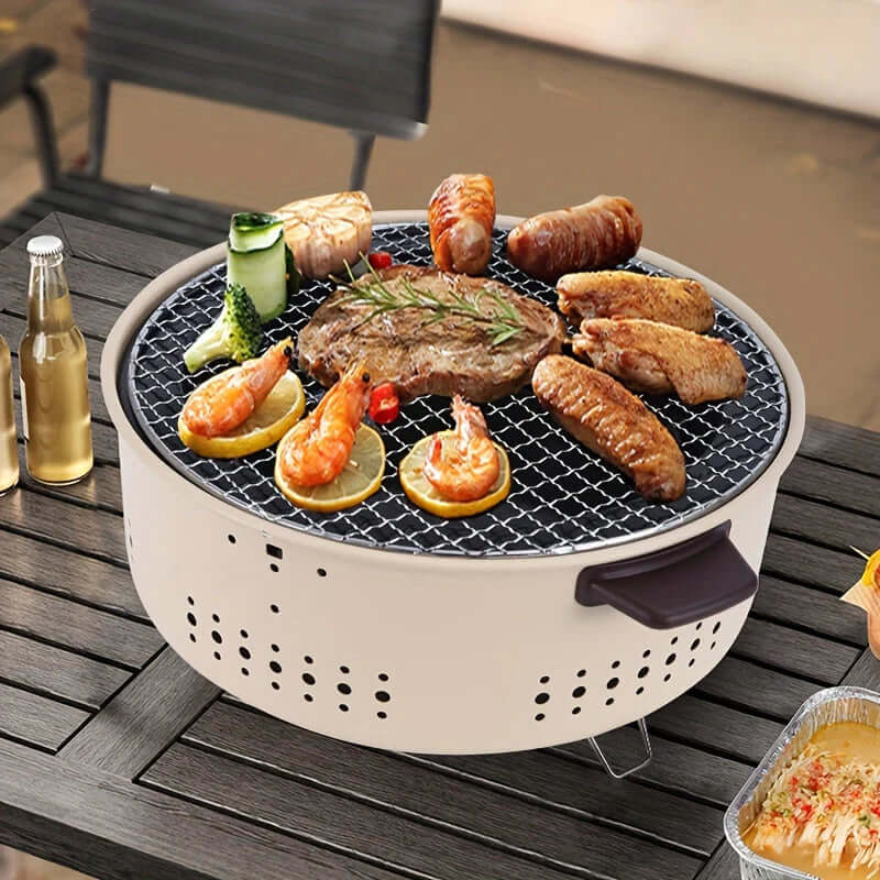 GrillMate Kompakte Rauchfreie Elektrische Grill – Für Innen- und Außenküche - Image 3