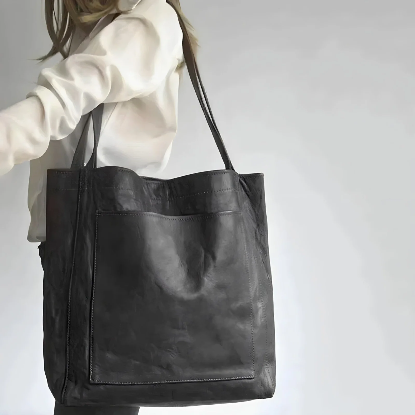 Große Damen-Schultertasche, elegantes und funktionales Design, strapazierfähiges Material - Image 3