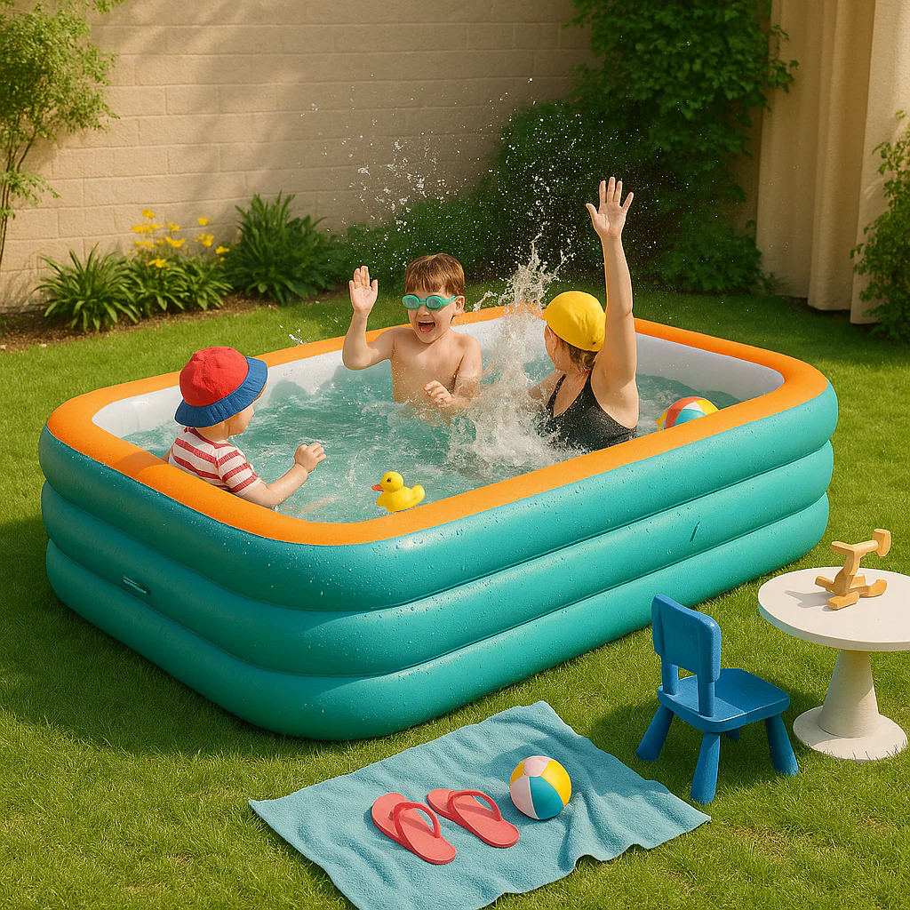 Großer aufblasbarer Familienpool – Robuster aufblasbarer Gartenpool für Sommerspaß - Image 3