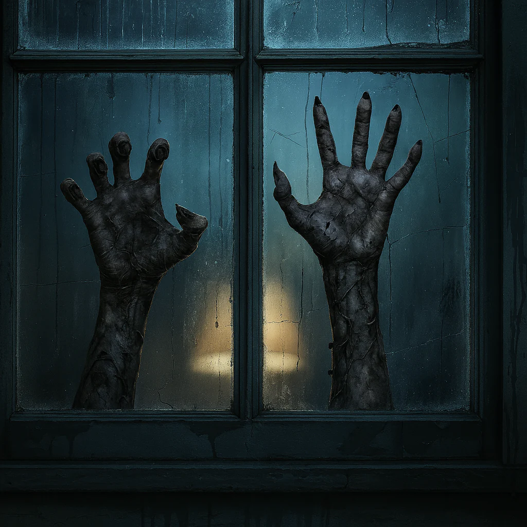 Gruselige Zombiehand-Wandaufkleber für Halloween – Fensterdekoration aus mattem PVC - Image 5