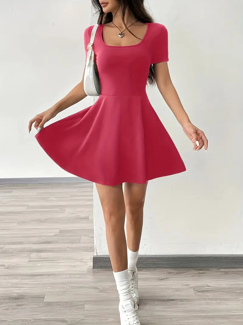 Gudrun – Schickes Skaterkleid mit integrierten Shorts und Tasche - Image 29