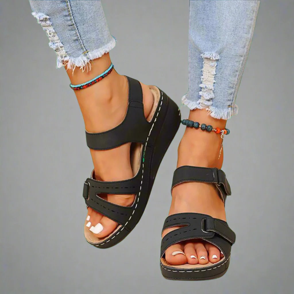 Gudula | Elegante orthopädische Sandalen aus weichem Premiummaterial für schmerzfreie Sommertage - Image 2
