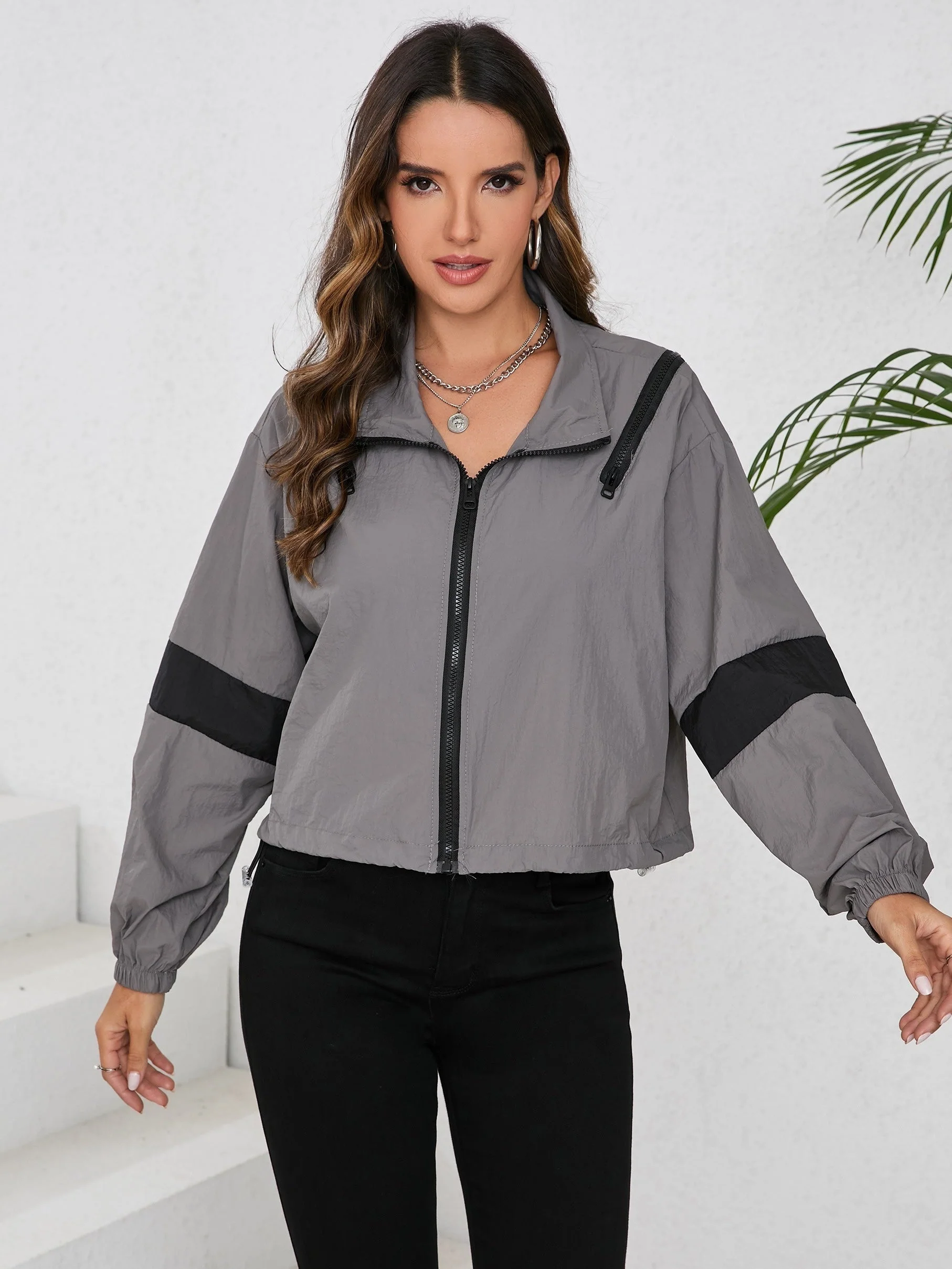 Gudula | Sportliche Windbreaker Jacke - Image 4