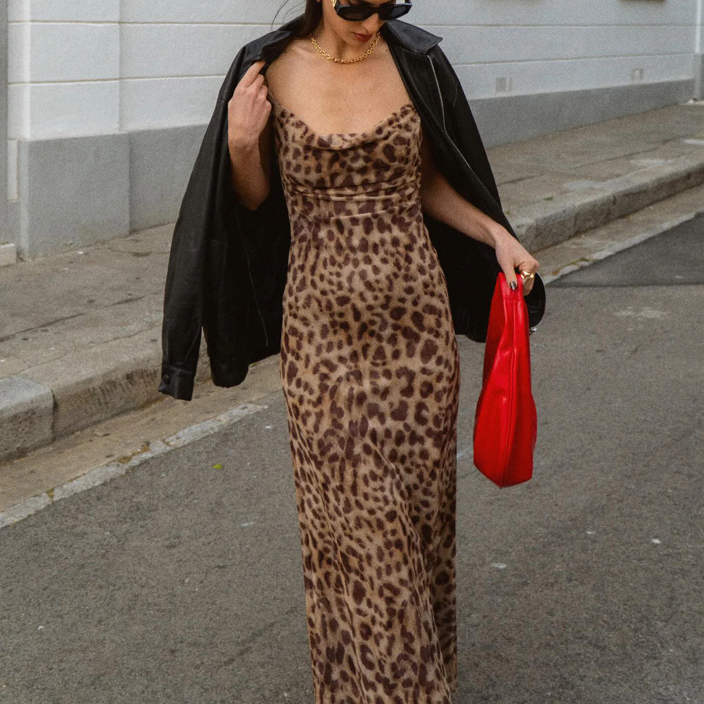 Gwen | Leopard Sommerkleid für Frauen - Image 5
