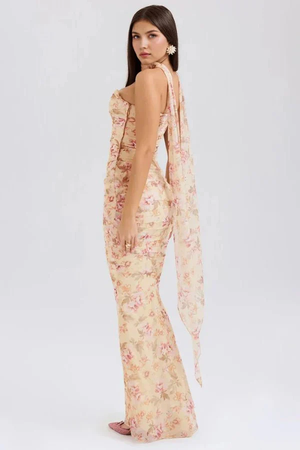 Hanna | Damen Trägerloses Corsagen Maxikleid Raffung – Korsett Maxi Trägerlos 2026 - Image 12