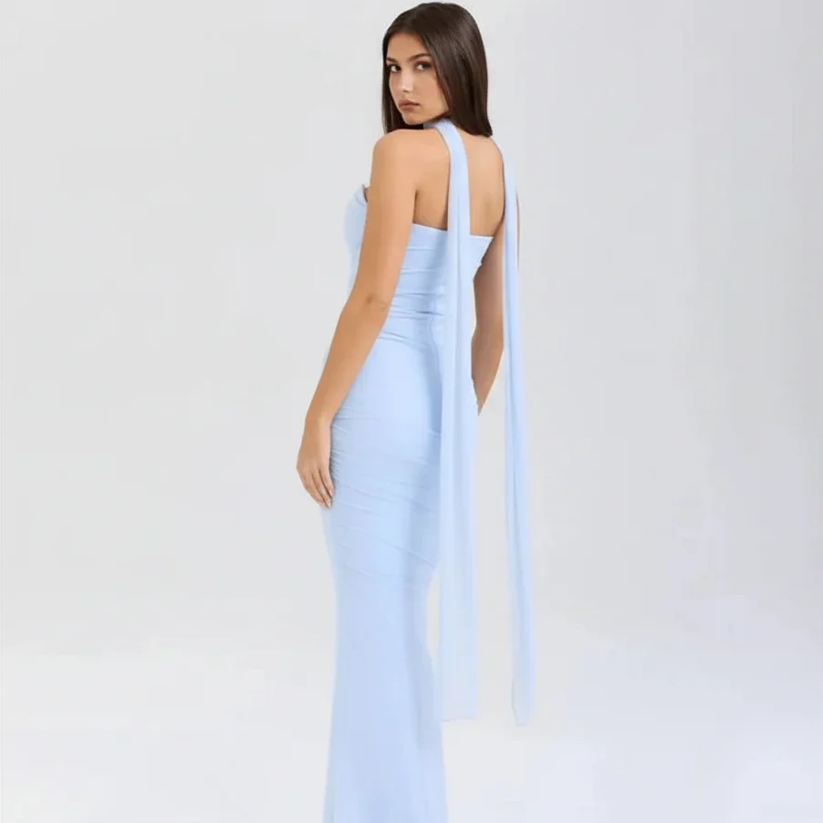 Hanna | Damen Trägerloses Corsagen Maxikleid Raffung – Korsett Maxi Trägerlos 2026 - Image 19