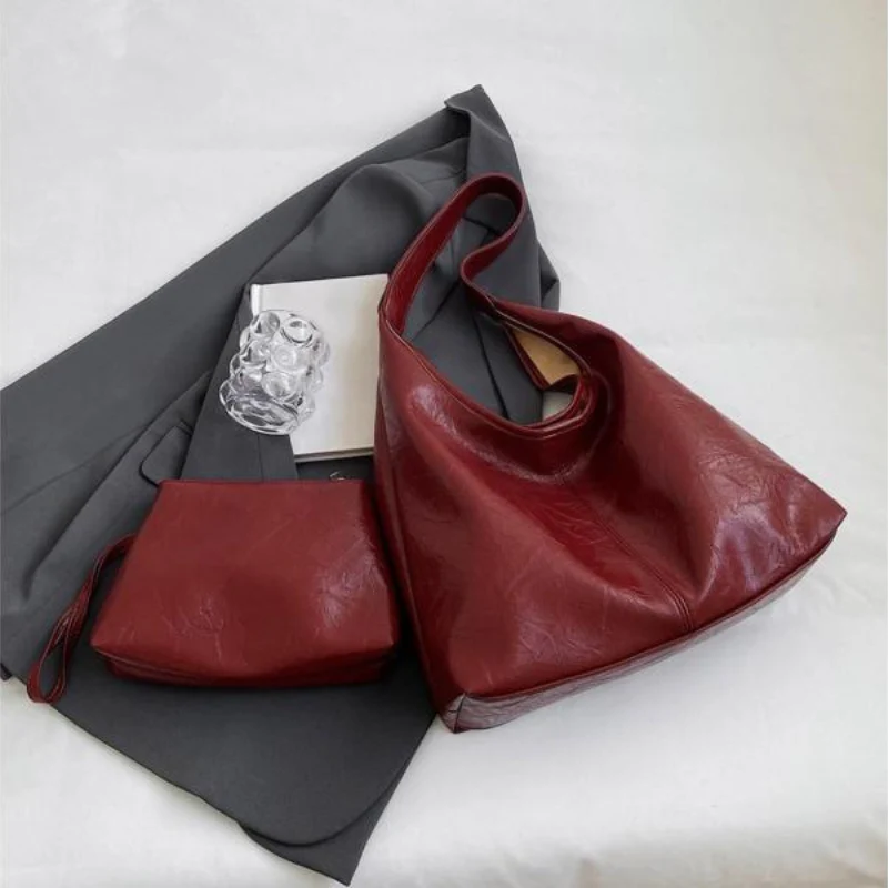 Halbrunde Umhängetasche Damen aus Kunstleder im Vintage-Look – Geräumige Crossbody Bag für Alltag und Ausgehen - Image 5