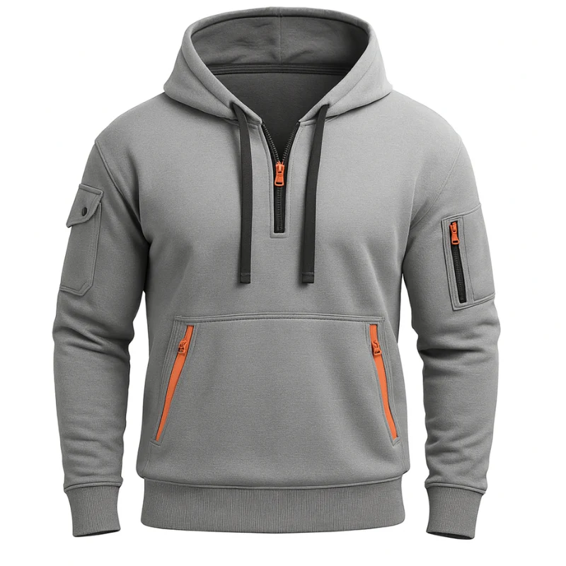 Halfzip Hoodie für Herren – entspannter und stylischer Freizeitpullover - Image 6