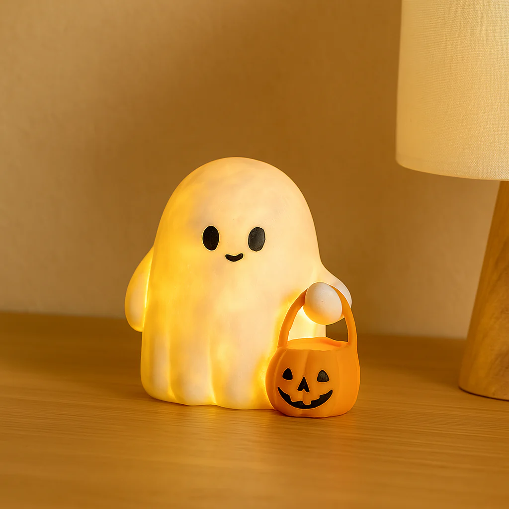 Halloween-Kürbis aus Harz – Dekoratives Tischornament - Image 2