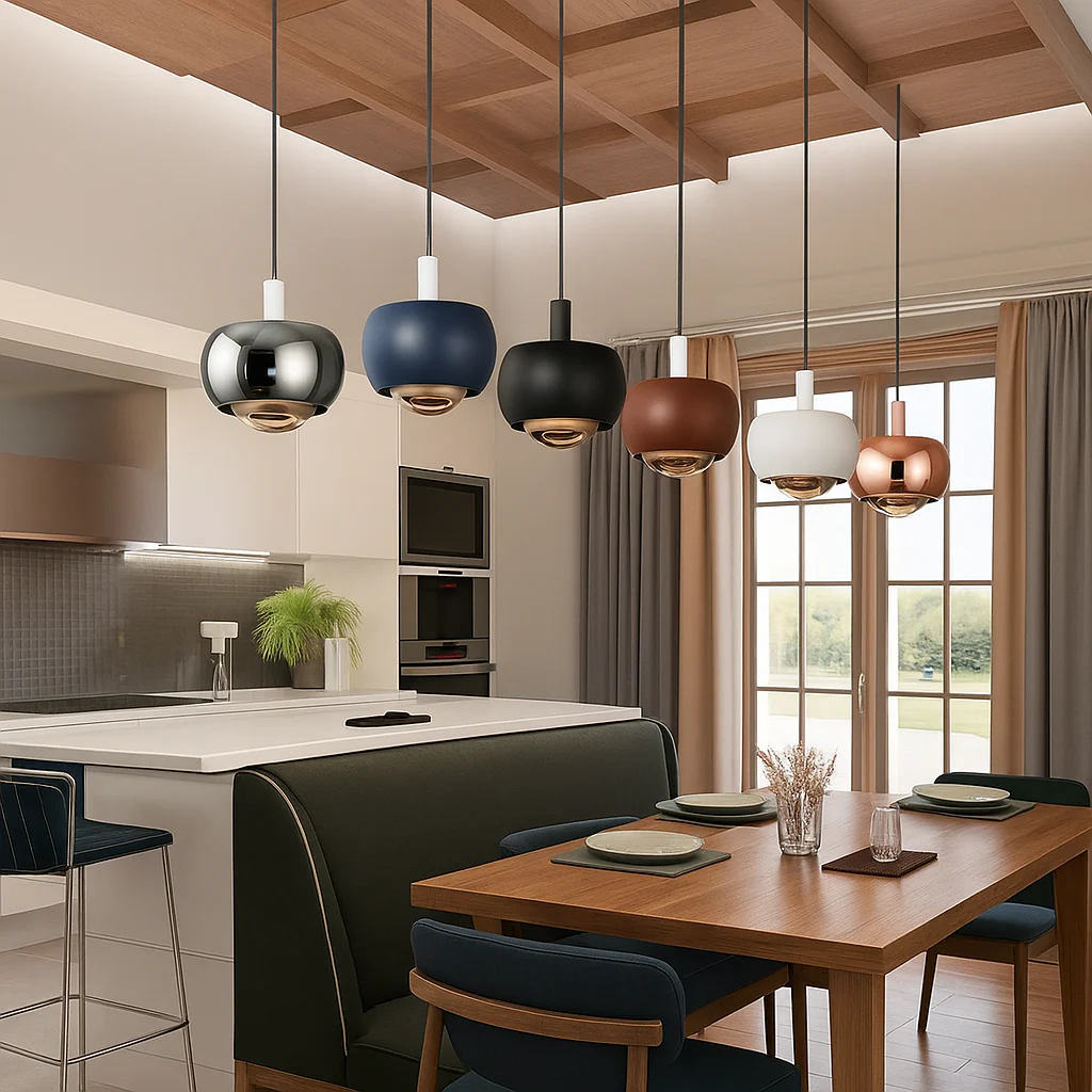 HaloForm – Minimalistische Pendelleuchte mit LED-Licht und elegantem kreisförmigem Design - Image 3