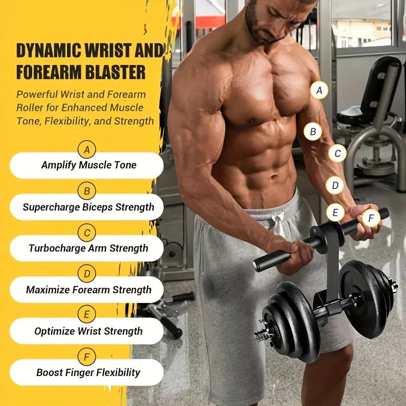 Handgelenk- und Unterarmkraft – Krafttrainingsgerät für Muskelaufbau und Fitness - Image 7