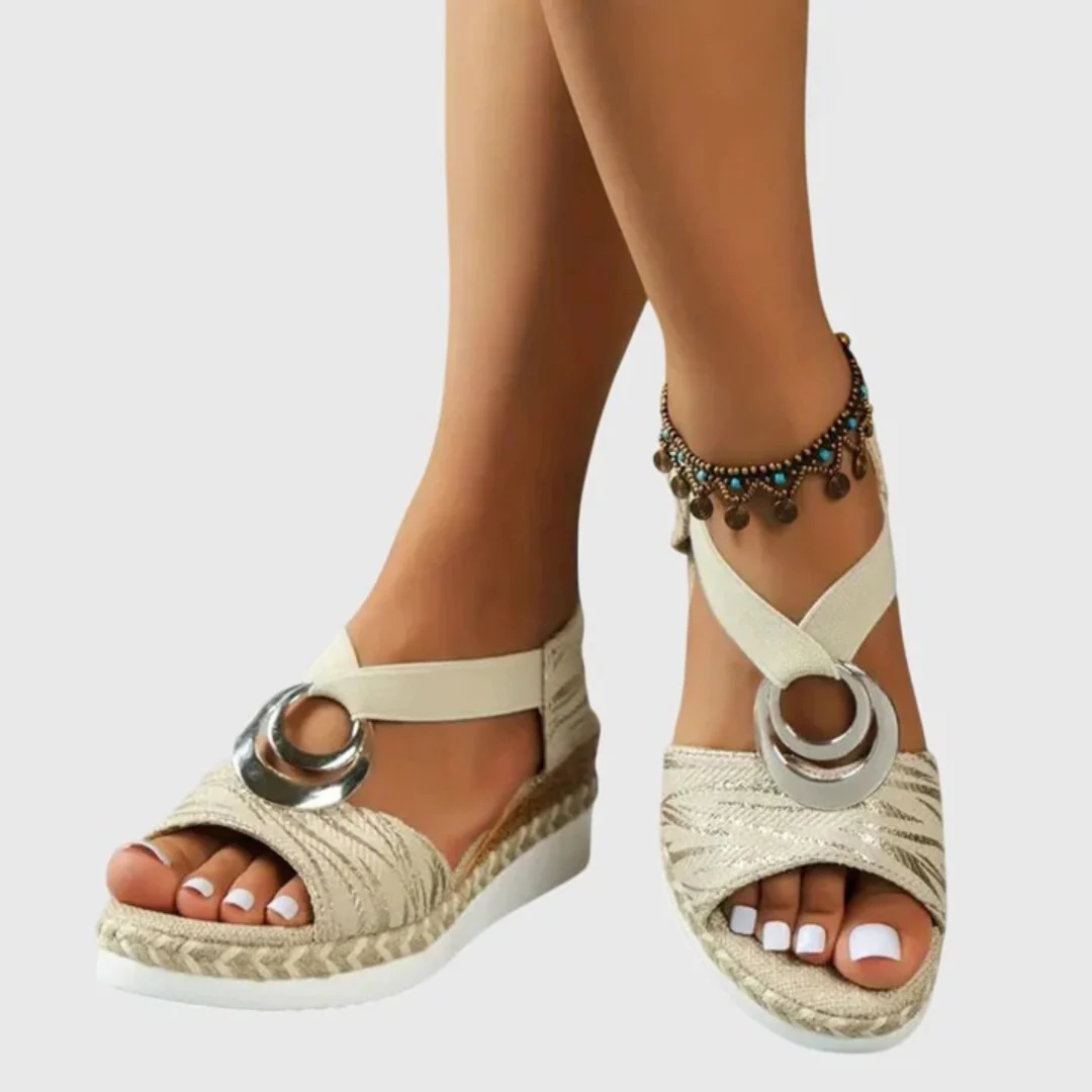 Hanna | Damen Orthopädische Schnallenriemen Sandalen - Image 10