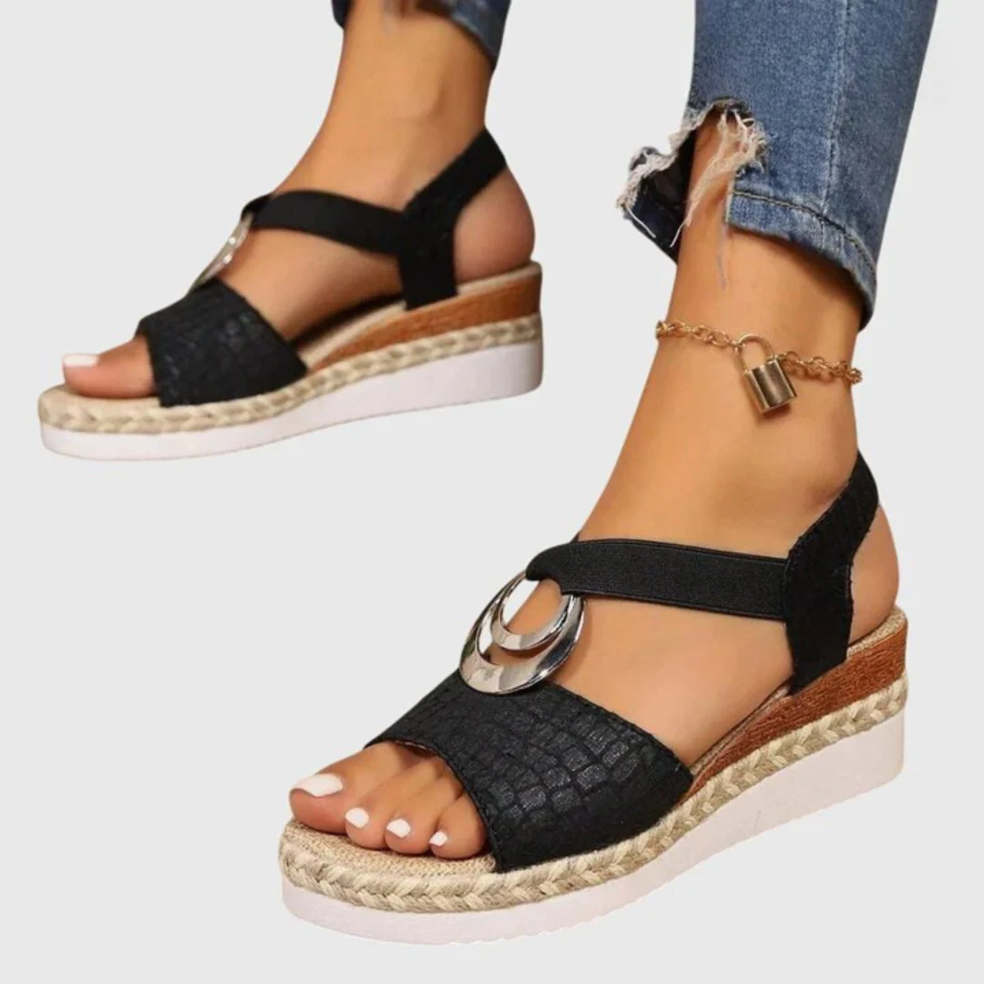 Hanna | Damen Orthopädische Schnallenriemen Sandalen - Image 11