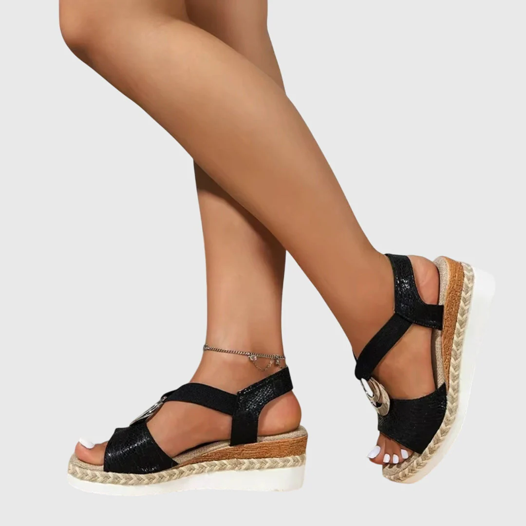 Hanna | Damen Orthopädische Schnallenriemen Sandalen - Image 2