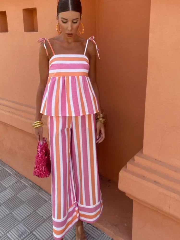 Hanne - Bedrucktes Hosenset Sommeroutfit - Image 3