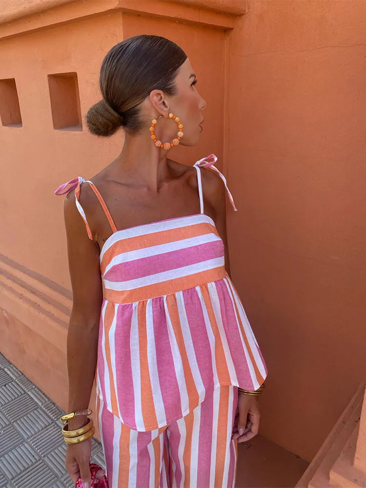 Hanne - Bedrucktes Hosenset Sommeroutfit - Image 5