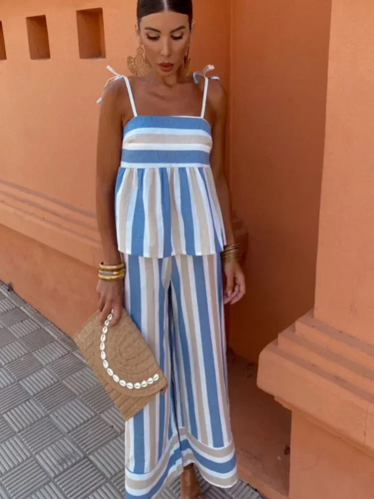 Hanne - Bedrucktes Hosenset Sommeroutfit - Image 6