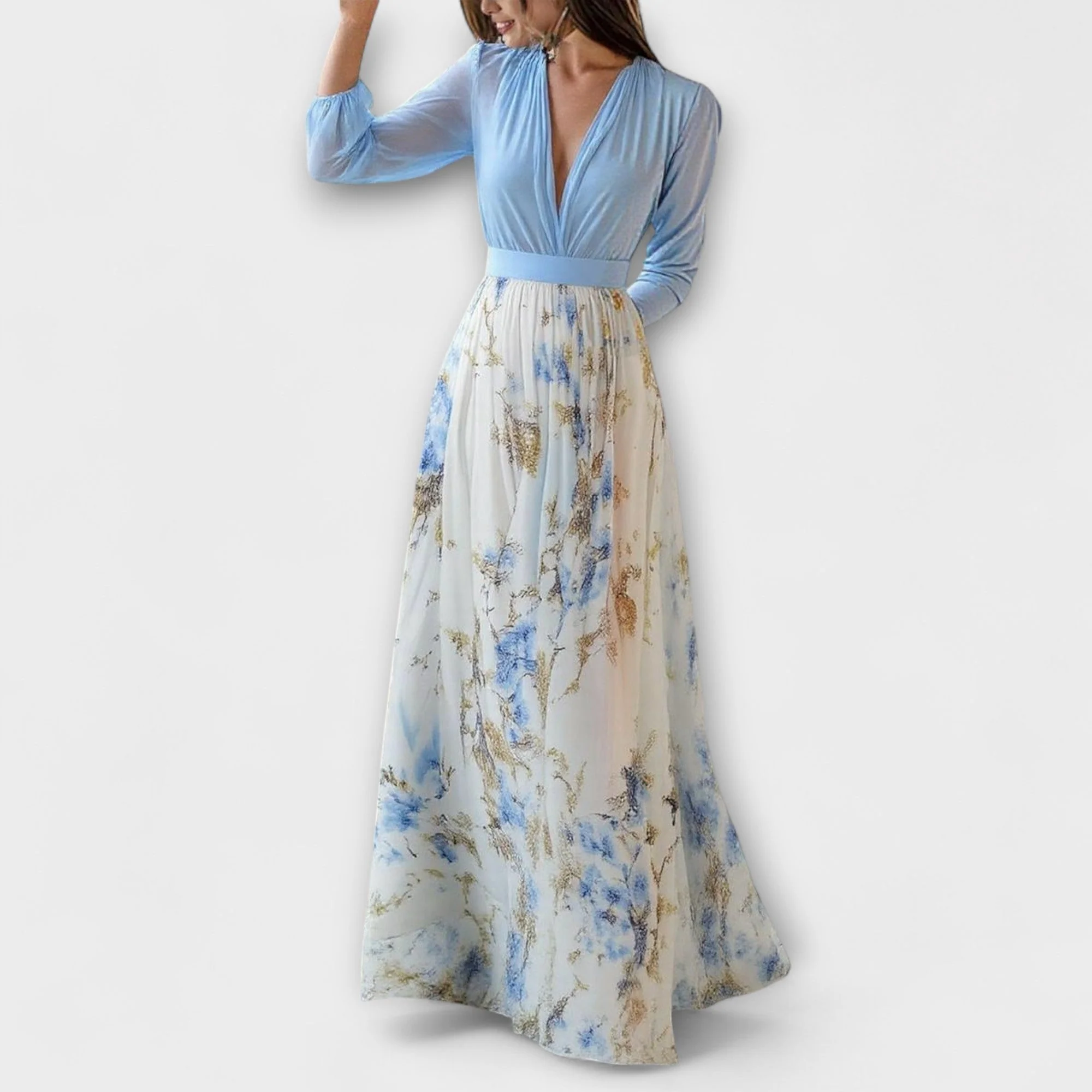 Harper Floral Maxi Dress - Image 3