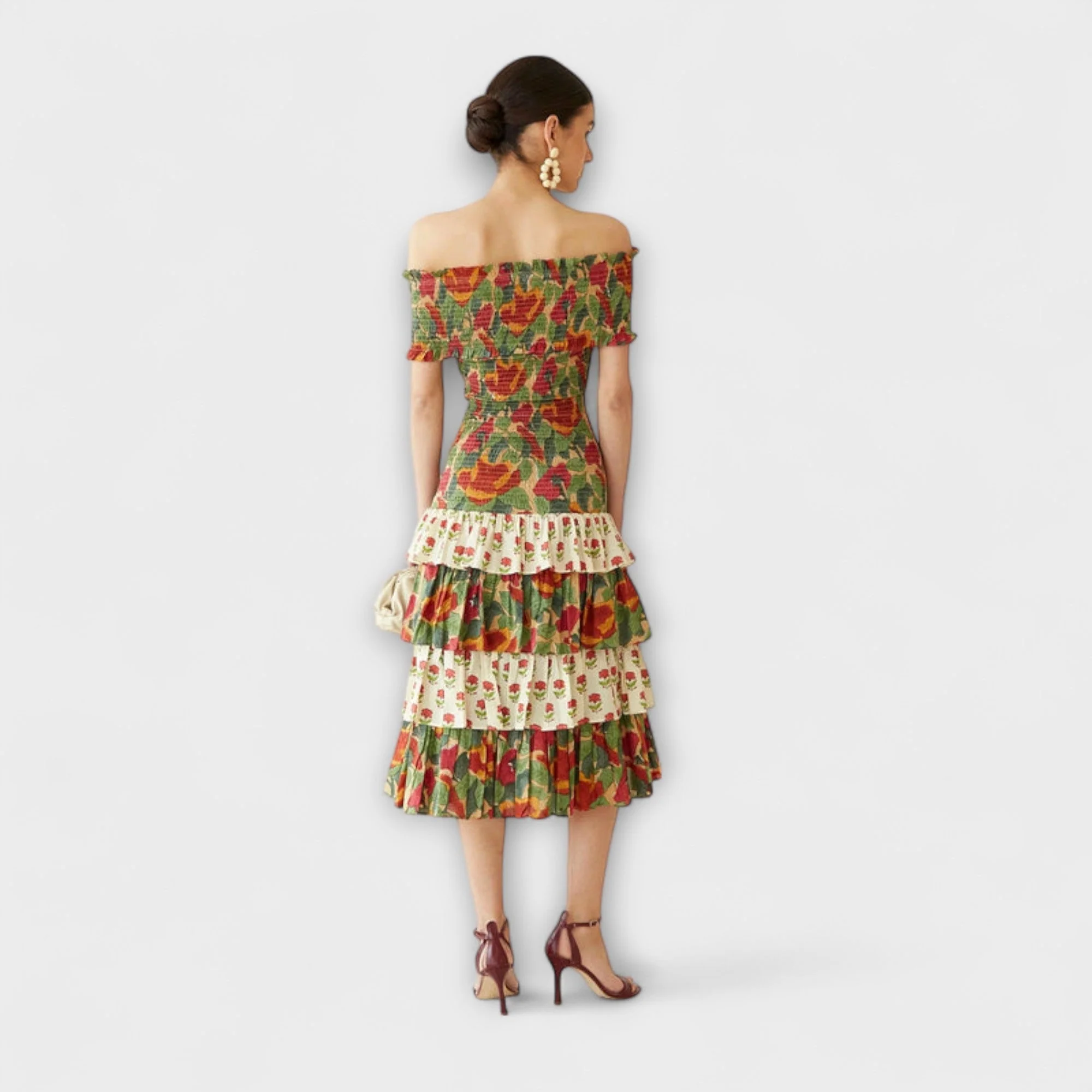 Harriet - Vibrant May Midi Dress - Image 3